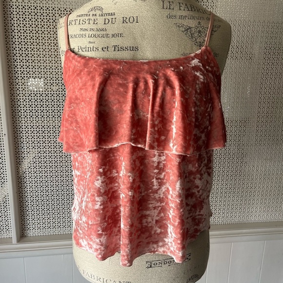 Women’s Willow & Clay Pink Velvet Camisole - Picture 1 of 5